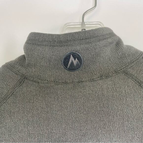 Marmot Men's Dark Gray Zip-Up Sweater - Picture 5 of 10